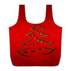 Christmas Full Print Recycle Bags (l) 