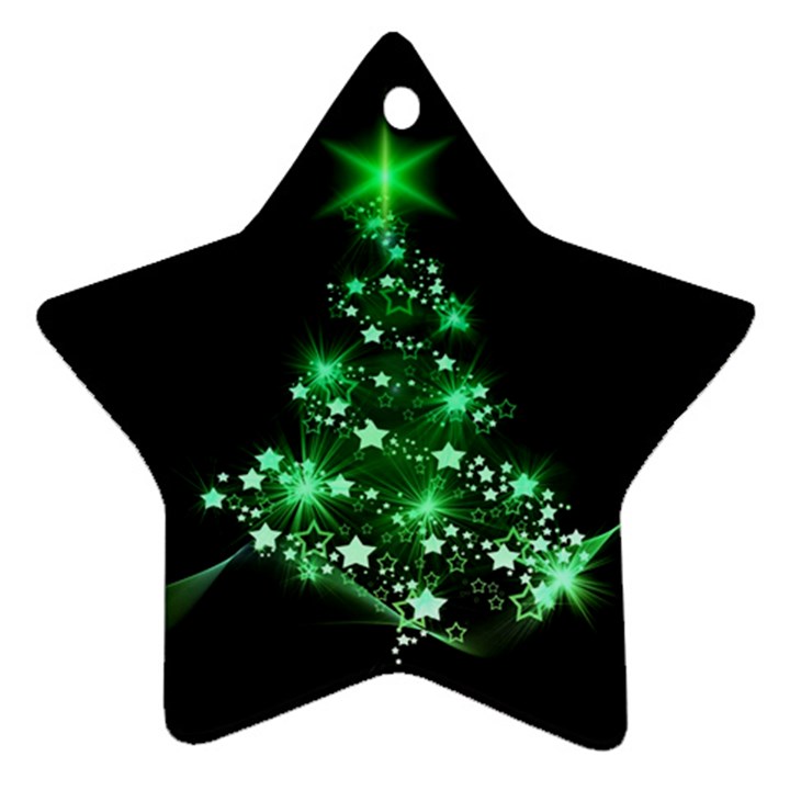 Christmas Tree Background Ornament (Star)