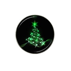 Christmas Tree Background Hat Clip Ball Marker (10 Pack) by BangZart