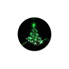 Christmas Tree Background Golf Ball Marker by BangZart