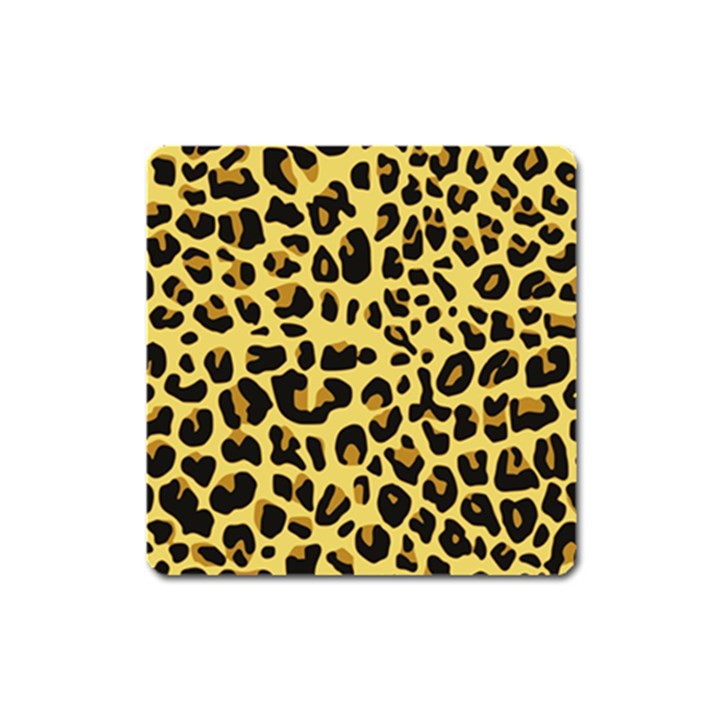 Animal Fur Skin Pattern Form Square Magnet