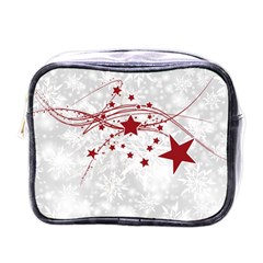 Christmas Star Snowflake Mini Toiletries Bags by BangZart