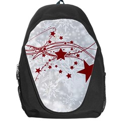 Christmas Star Snowflake Backpack Bag by BangZart