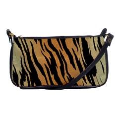 Animal Tiger Seamless Pattern Texture Background Shoulder Clutch Bags by BangZart