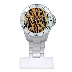 Animal Tiger Seamless Pattern Texture Background Plastic Nurses Watch