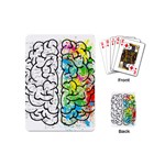 Brain Mind Psychology Idea Hearts Playing Cards (Mini)  Back