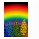 Christmas Colorful Rainbow Colors Large Garden Flag (Two Sides) Front