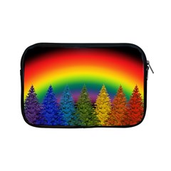 Christmas Colorful Rainbow Colors Apple Ipad Mini Zipper Cases by BangZart