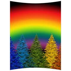 Christmas Colorful Rainbow Colors Back Support Cushion by BangZart