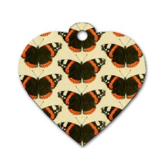 Butterfly Butterflies Insects Dog Tag Heart (one Side) by BangZart