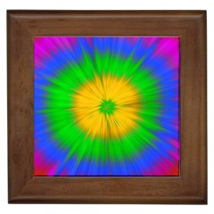 Spot Explosion Star Experiment Framed Tiles by BangZart
