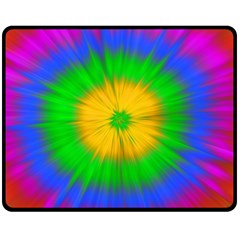 Spot Explosion Star Experiment Double Sided Fleece Blanket (medium)  by BangZart