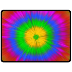 Spot Explosion Star Experiment Double Sided Fleece Blanket (large)  by BangZart