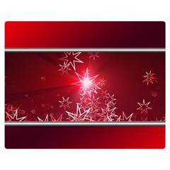 Christmas Candles Christmas Card Double Sided Flano Blanket (medium) 