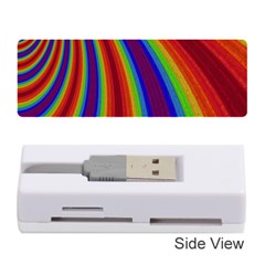 Abstract Pattern Lines Wave Memory Card Reader (stick) 