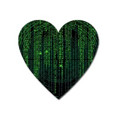 Matrix Communication Software Pc Heart Magnet by BangZart