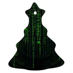 Matrix Communication Software Pc Ornament (christmas Tree)  by BangZart