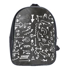 Arrows Board School Blackboard School Bag (large)