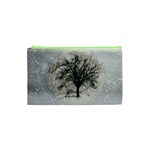 Snow Snowfall New Year S Day Cosmetic Bag (XS) Front