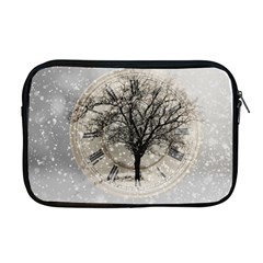 Snow Snowfall New Year S Day Apple Macbook Pro 17  Zipper Case