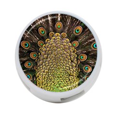 Peacock Feathers Wheel Plumage 4-port Usb Hub (two Sides)  by BangZart