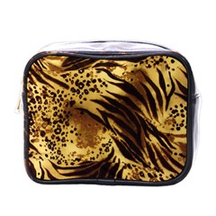 Pattern Tiger Stripes Print Animal Mini Toiletries Bags by BangZart