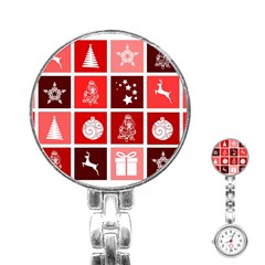 Christmas Map Innovative Modern Stainless Steel Nurses Watch