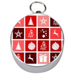 Christmas Map Innovative Modern Silver Compasses Front