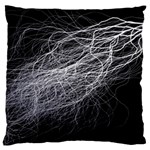 Flash Black Thunderstorm Large Cushion Case (Two Sides) Back