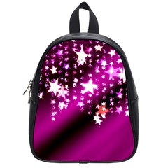 Background Christmas Star Advent School Bag (small) by BangZart