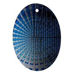 Data Computer Internet Online Ornament (oval) by BangZart