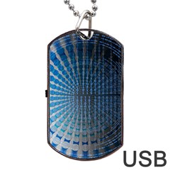 Data Computer Internet Online Dog Tag Usb Flash (two Sides) by BangZart