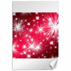 Christmas Star Advent Background Canvas 24  X 36  by BangZart