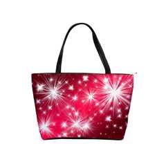 Christmas Star Advent Background Shoulder Handbags