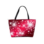 Christmas Star Advent Background Shoulder Handbags Back