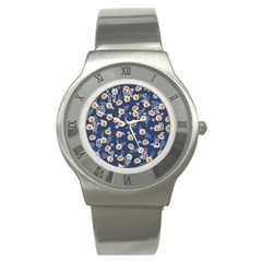 Golden Roses Stainless Steel Watch by jumpercat