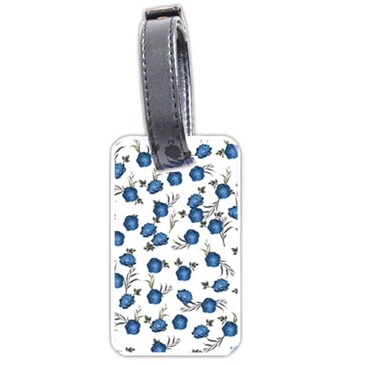 Blue Roses Luggage Tags (One Side) 