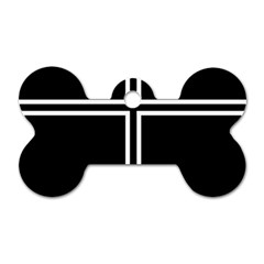 Kof Kyo Kusanagi Cross Dog Tag Bone (two Sides) by jumpercat