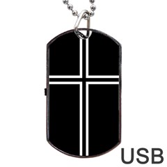 Kof Kyo Kusanagi Cross Dog Tag Usb Flash (two Sides) by jumpercat