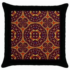 Geometric Pattern Throw Pillow Case (black) by linceazul