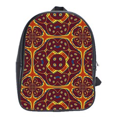 Geometric Pattern School Bag (large) by linceazul