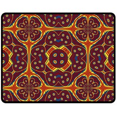 Geometric Pattern Fleece Blanket (medium)  by linceazul