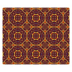 Geometric Pattern Double Sided Flano Blanket (small)  by linceazul