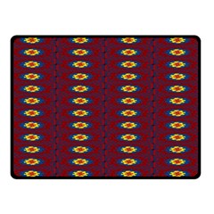 Geometric Pattern Double Sided Fleece Blanket (small)  by linceazul