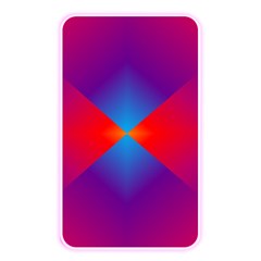 Geometric Blue Violet Red Gradient Memory Card Reader by BangZart