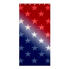 America Patriotic Red White Blue Shower Curtain 36  X 72  (stall)  by BangZart