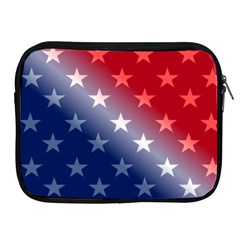 America Patriotic Red White Blue Apple Ipad 2/3/4 Zipper Cases by BangZart