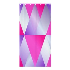 Gradient Geometric Shiny Light Shower Curtain 36  X 72  (stall)  by BangZart