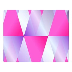 Gradient Geometric Shiny Light Double Sided Flano Blanket (large) 