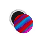 Diagonal Gradient Vivid Color 3d 1.75  Magnets Front